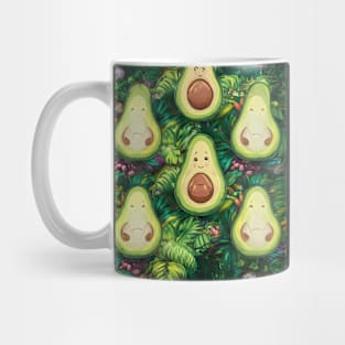 Cute avocado pattern Mug